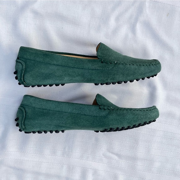 M. GEMI Felize green suede driving loafers size 36 - Picture 10 of 11